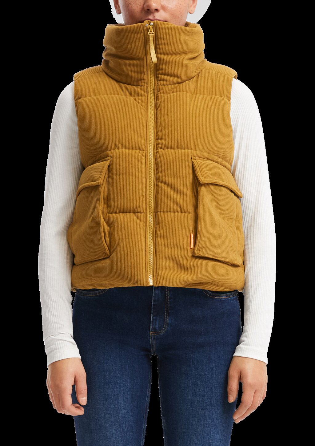 Outdoor-Weste aus Cord