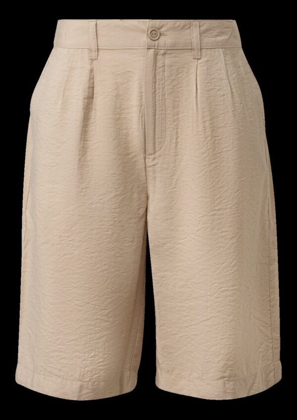 Leicht glänzende Bermuda aus Viskosemix