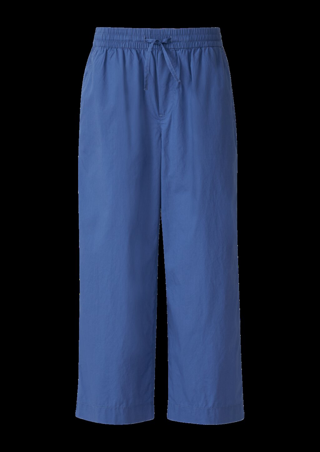 High Rise Culotte mit Elastikbund und Eingrifftaschen