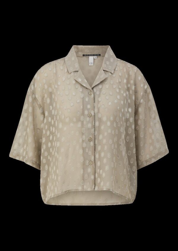 Verkürzte leicht transparente Bluse