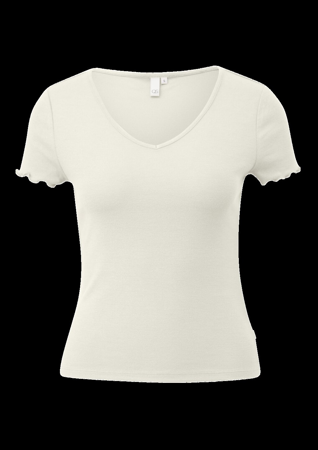 Schmal geschnittenes T-Shirt aus Rippware