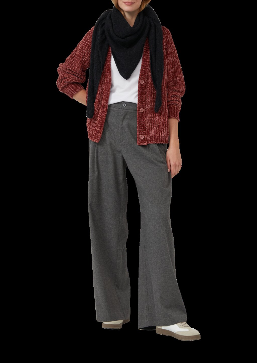 Kuschelig-weicher Schal aus Bouclé