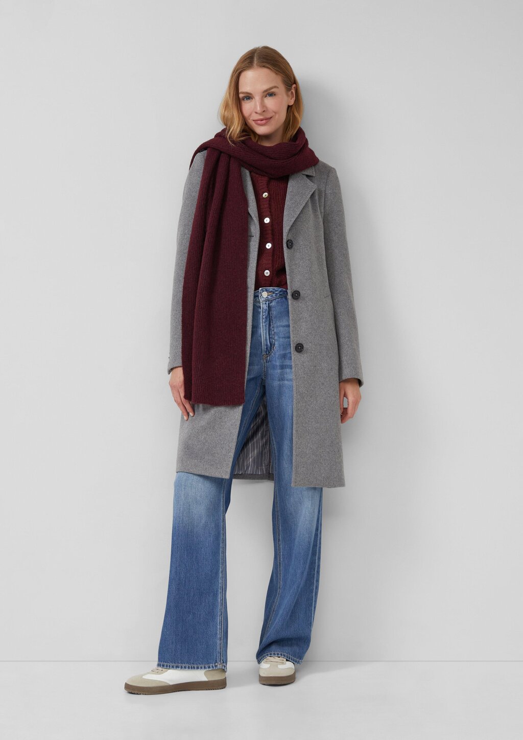 Strickschal aus Wollmix