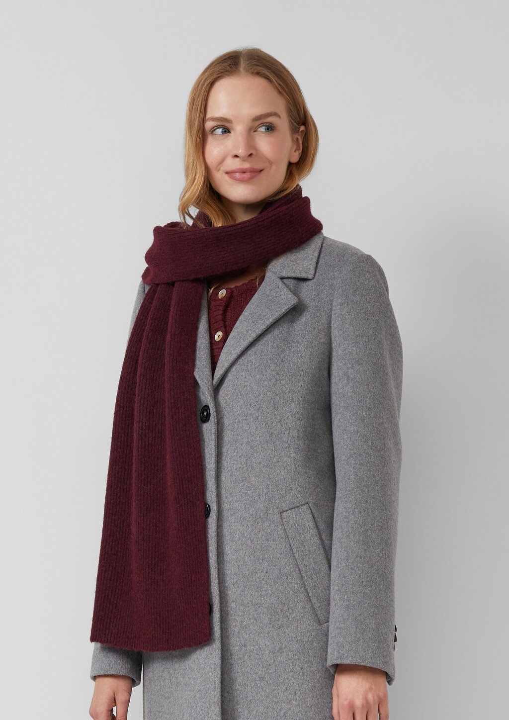 Strickschal aus Wollmix