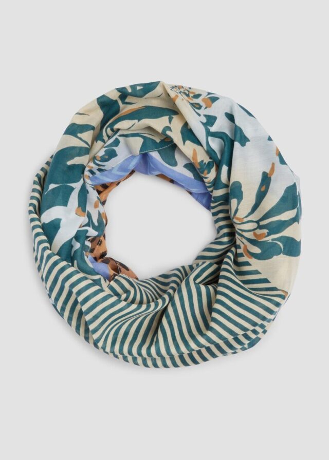 Loop-Schal mit All-over-Print