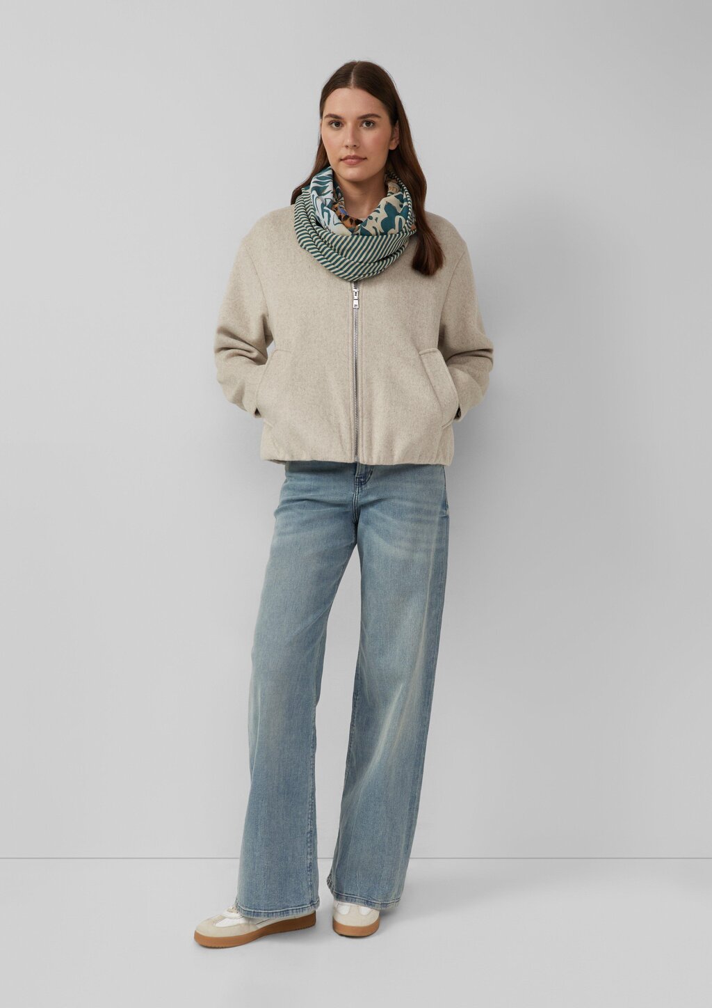 Loop-Schal mit All-over-Print