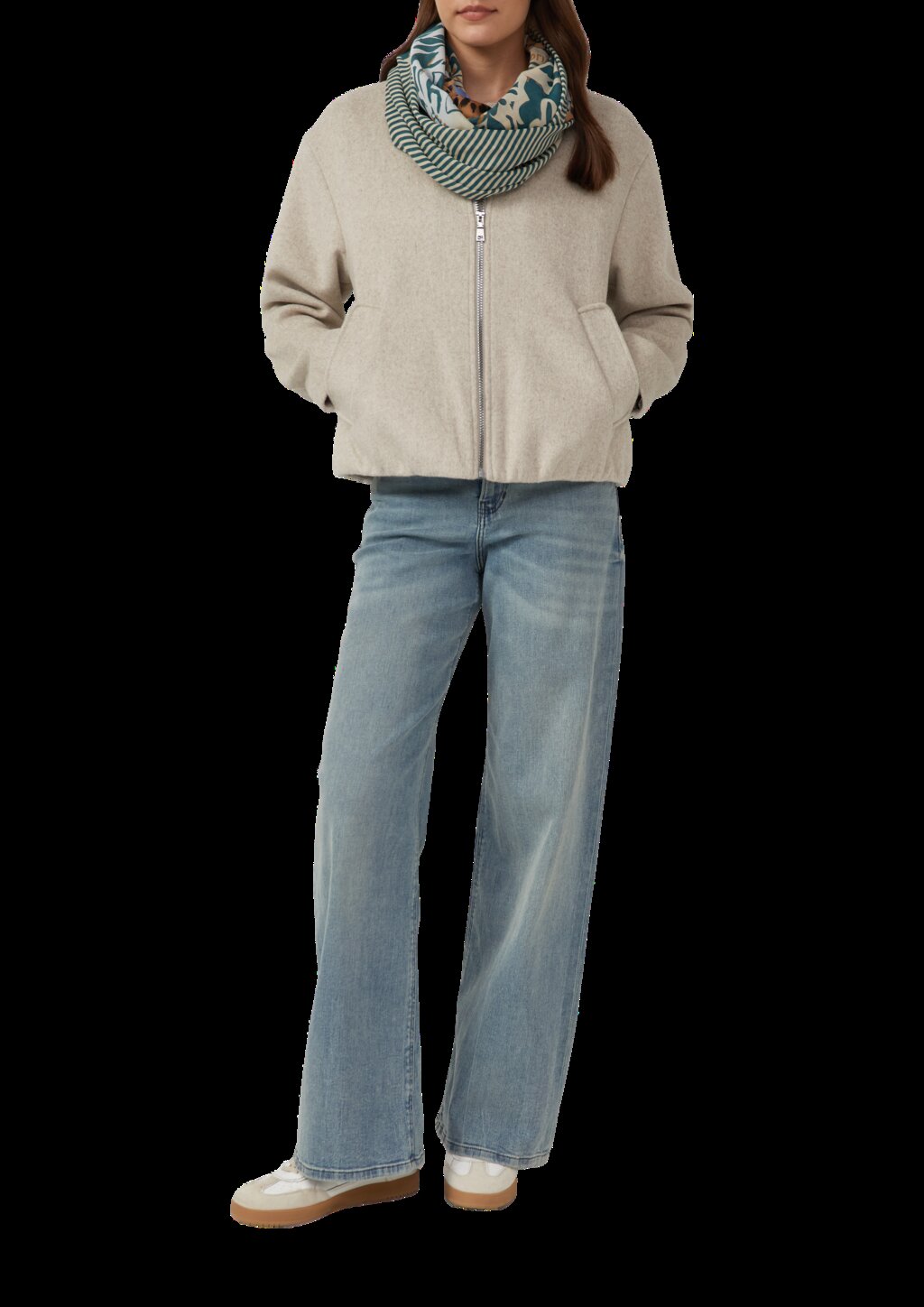 Loop-Schal mit All-over-Print