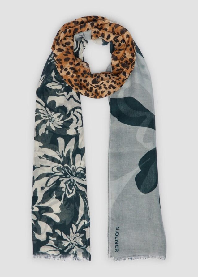 Schal mit Artwork-Print