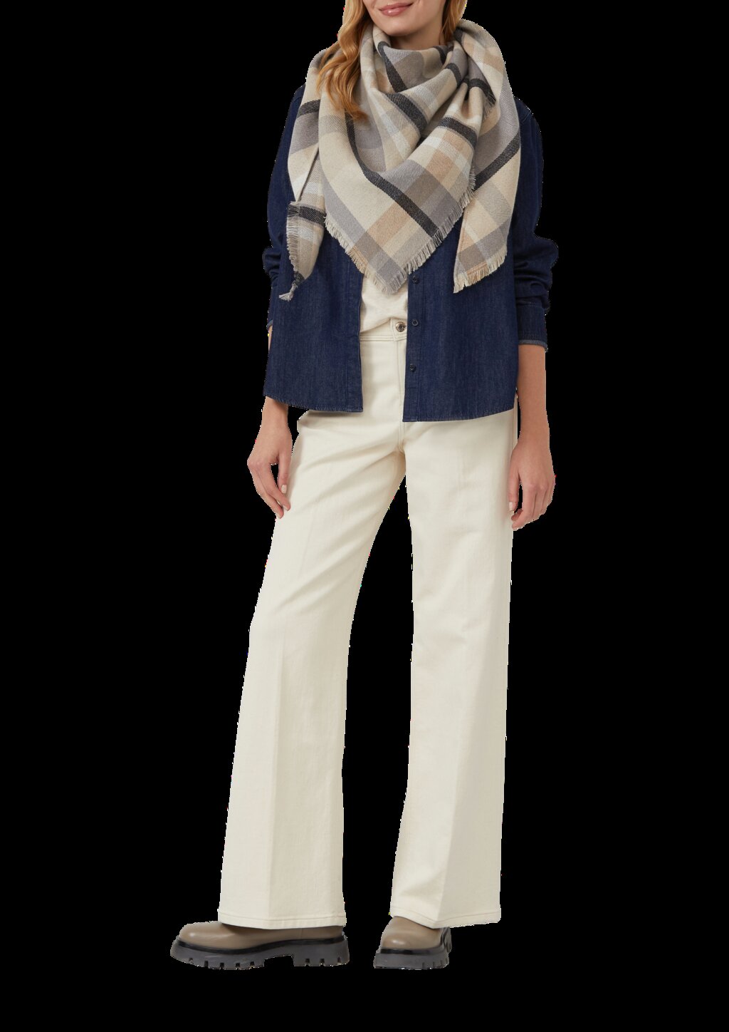 Dreieckstuch mit All-over-Print