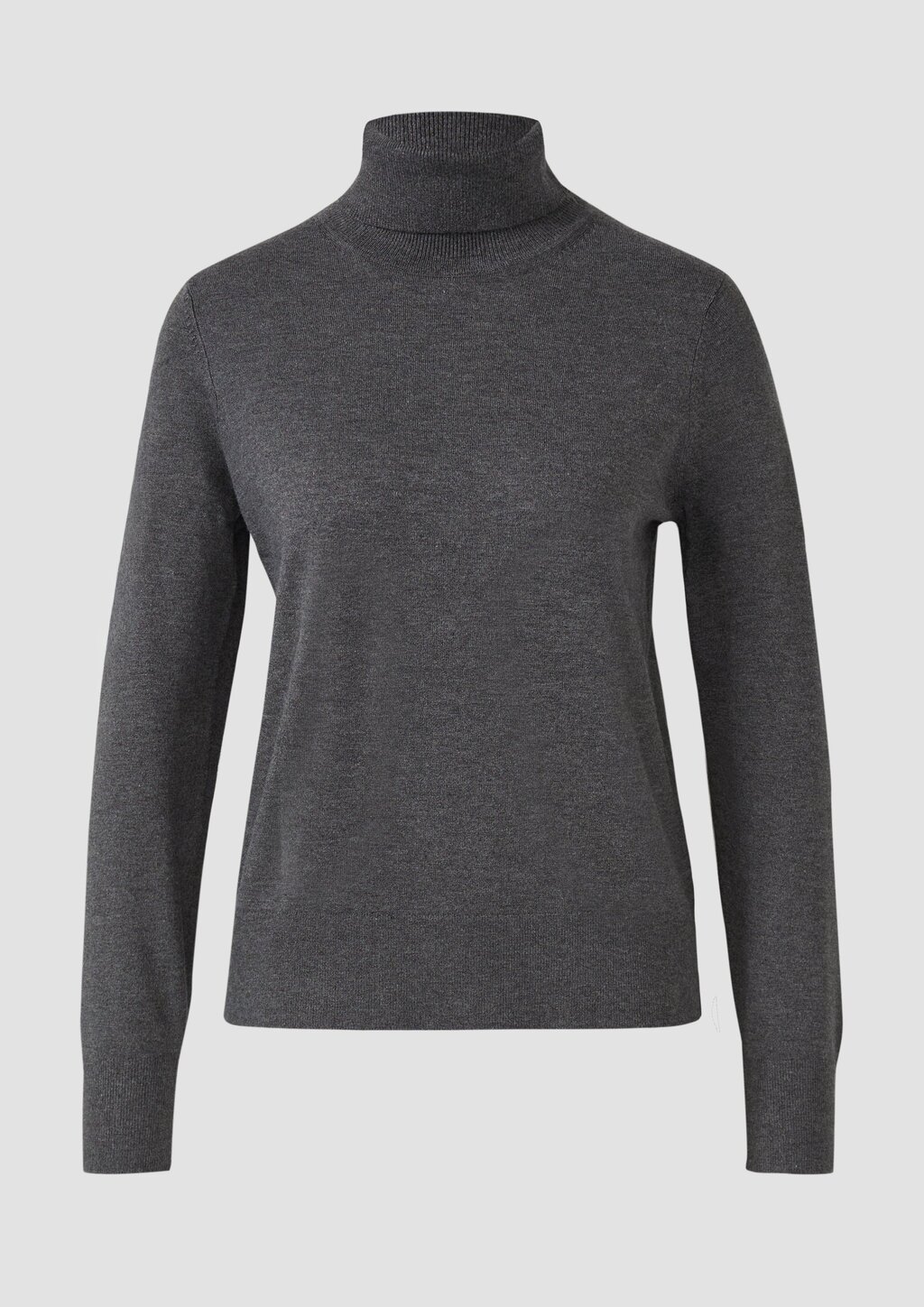 Rollkragenpullover aus Viskosemix