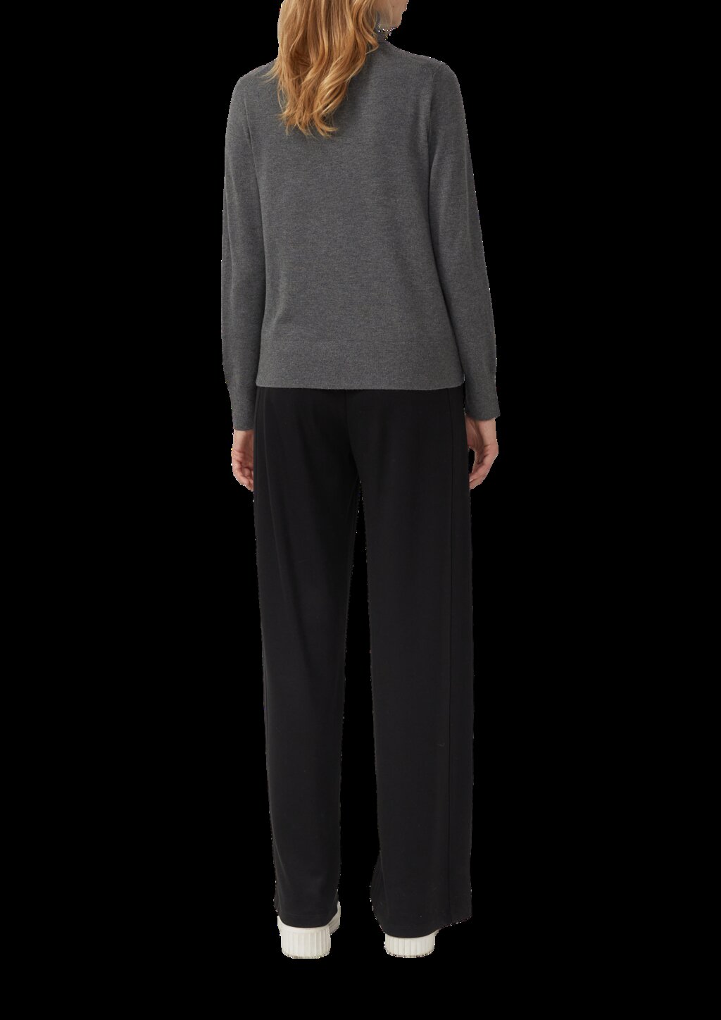 Rollkragenpullover aus Viskosemix