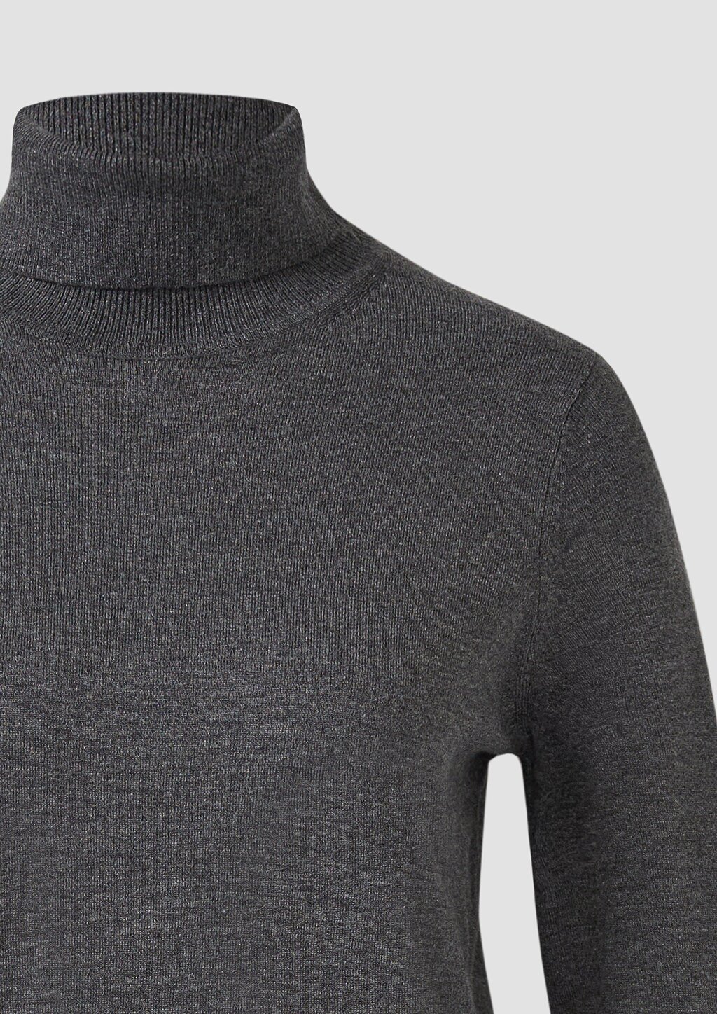 Rollkragenpullover aus Viskosemix