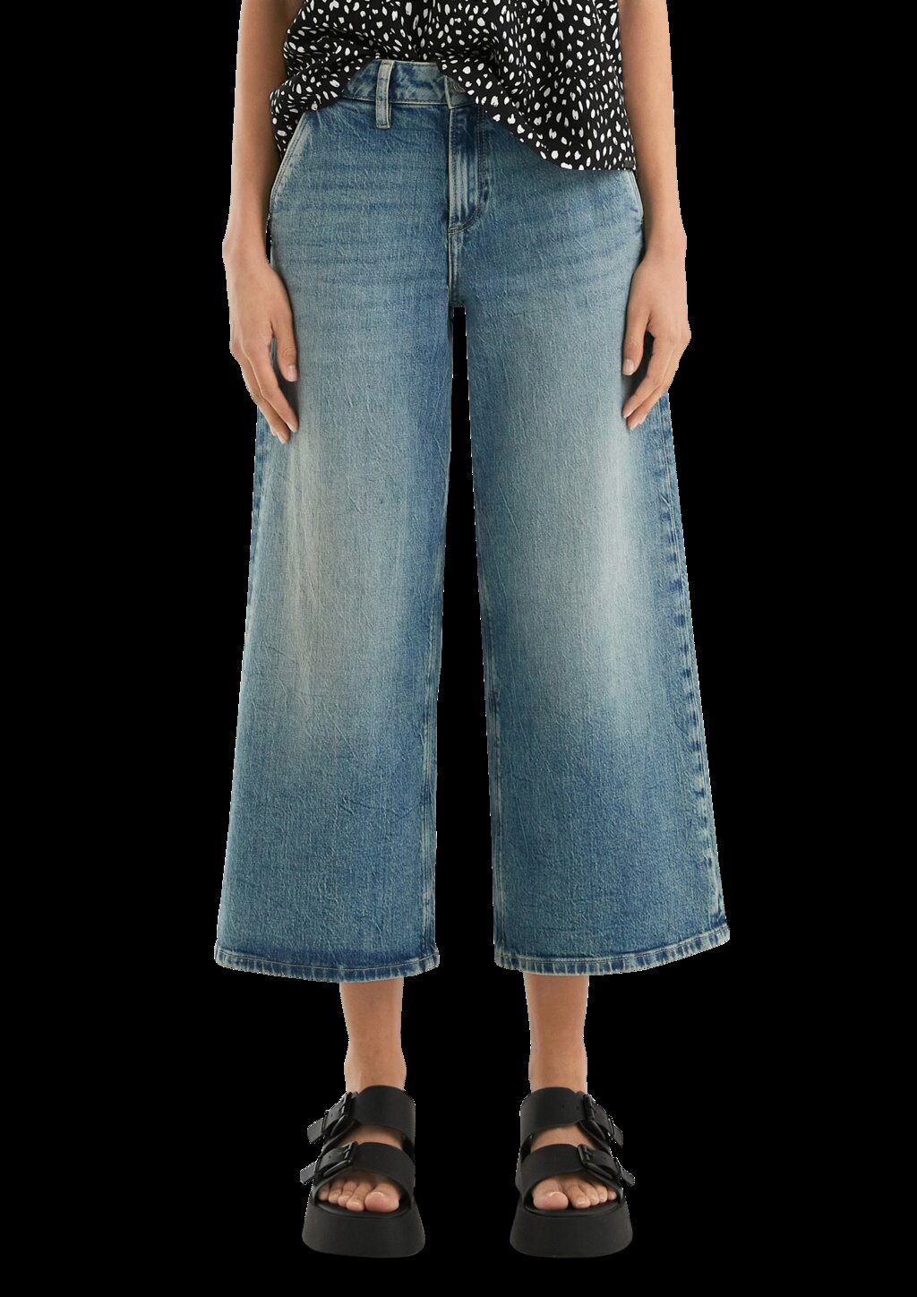Jeans-Culotte Catie / Slim Fit / Mid Rise