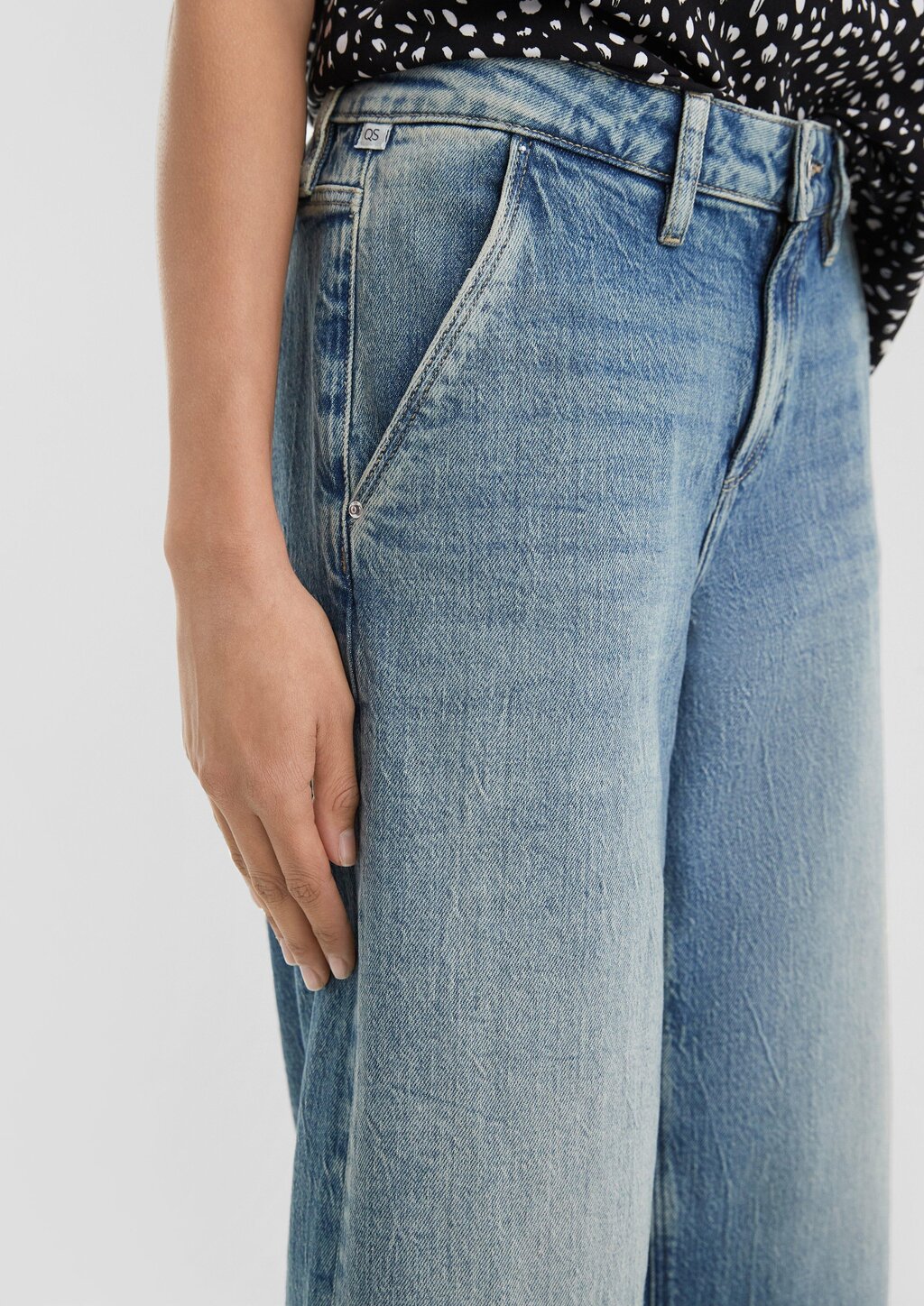 Jeans-Culotte Catie / Slim Fit / Mid Rise