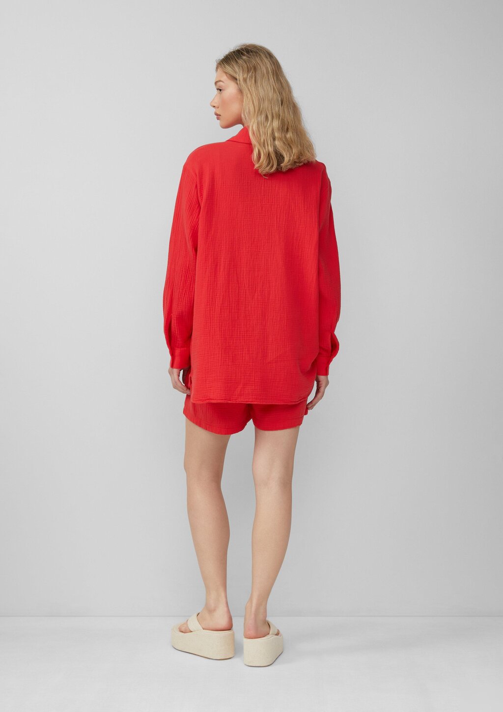 Hemdbluse aus Musselin