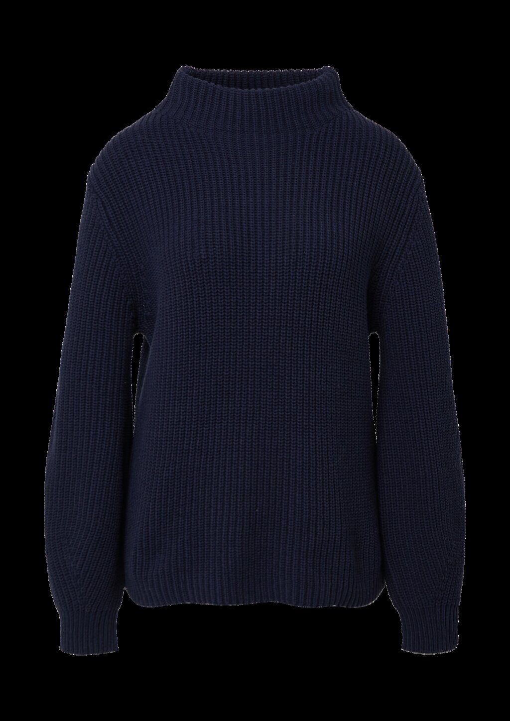 Strickpullover mit weitem Arm und Turtleneck