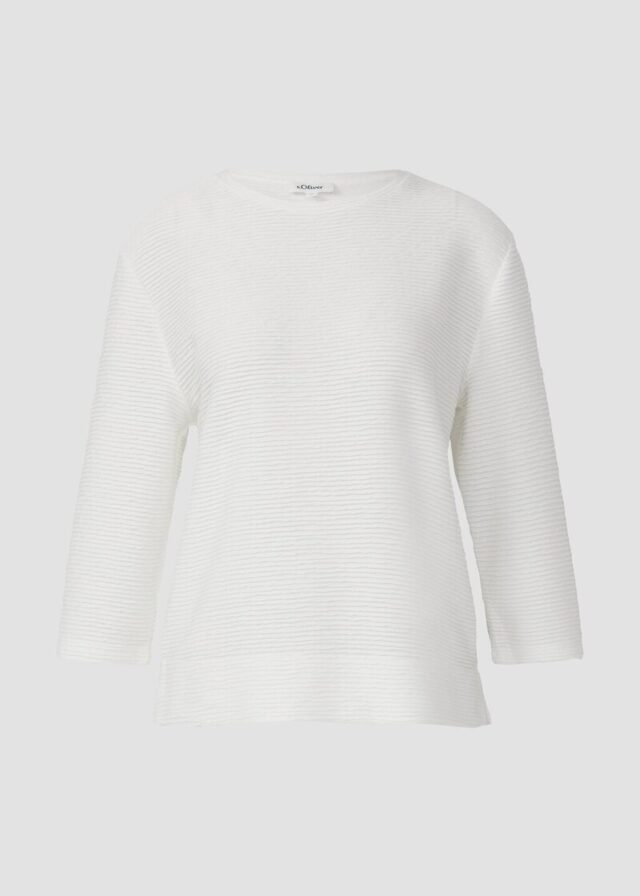 Leichtes Sweatshirt mit Struktur