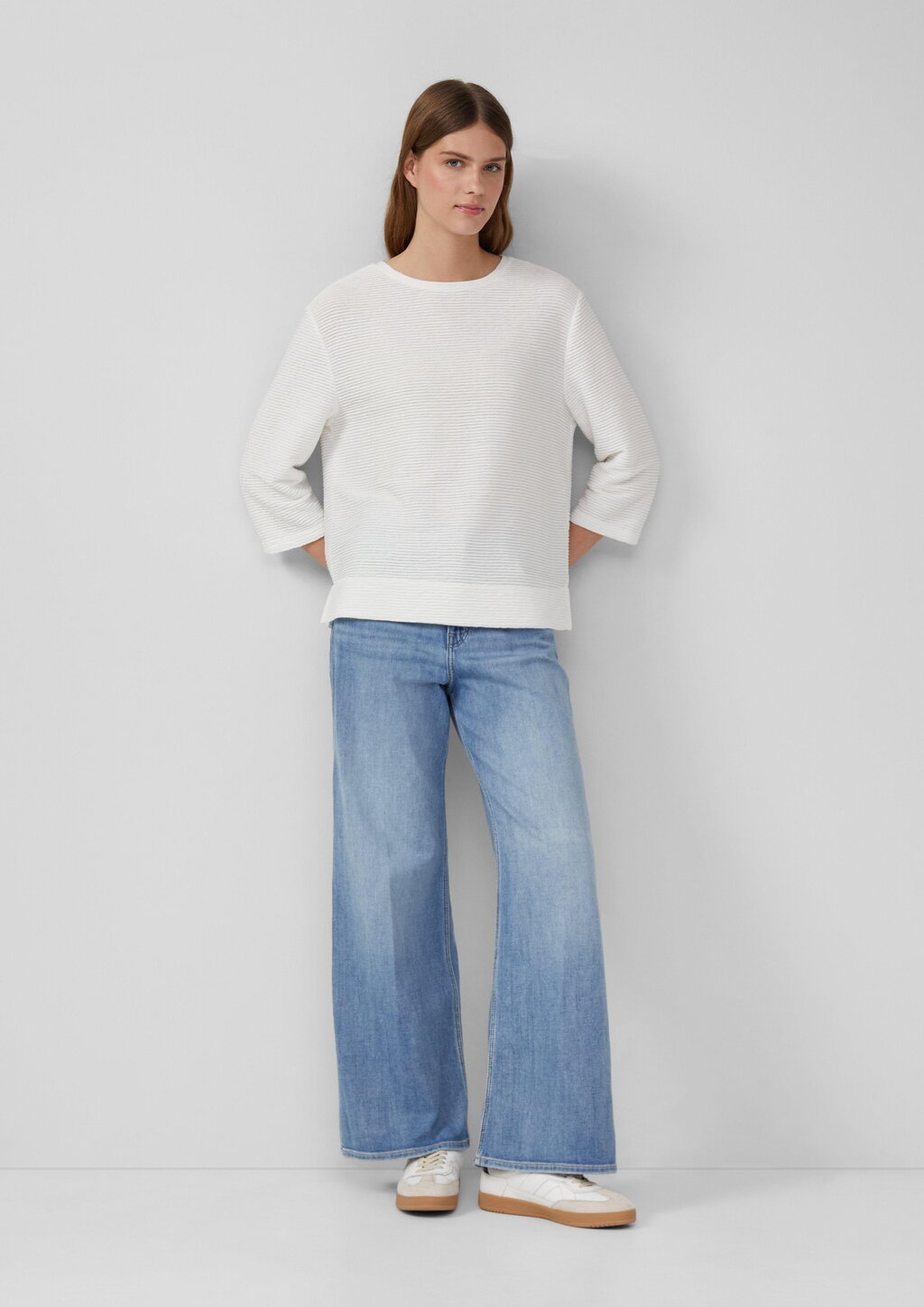 Leichtes Sweatshirt mit Struktur