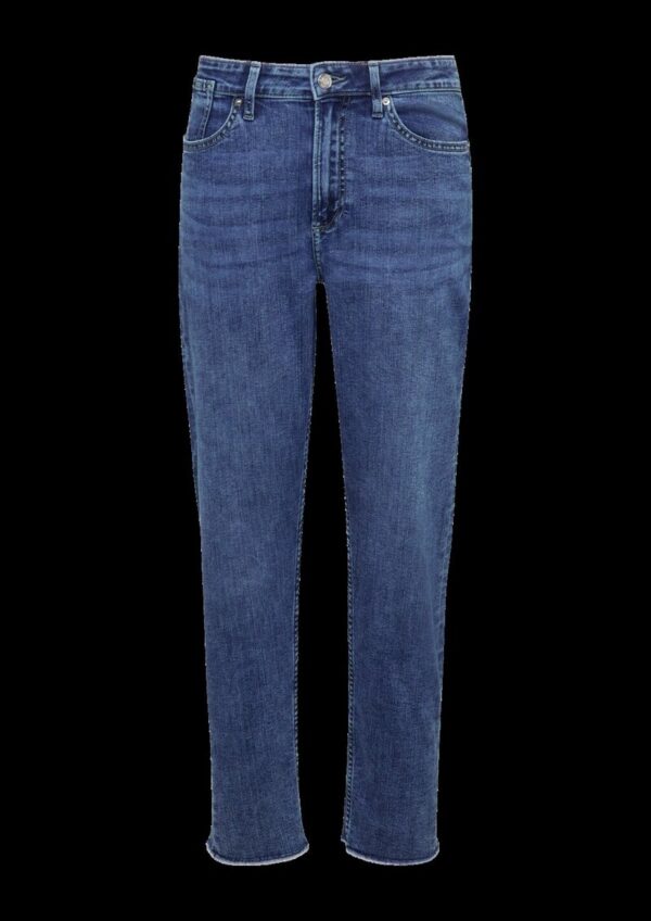 Ankle-Jeans Franciz / Relaxed Fit / Mid Rise / Tapered Leg / offener Saum
