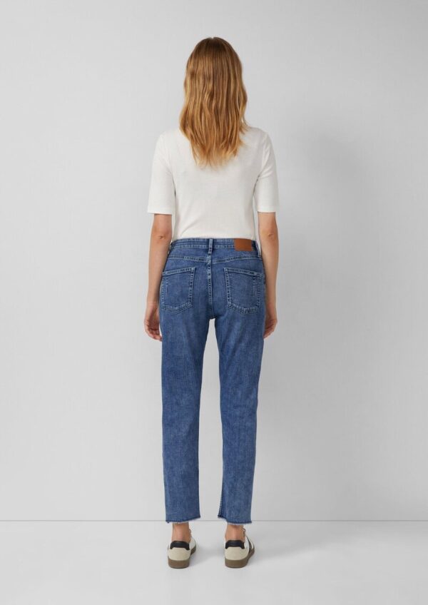 Ankle-Jeans Franciz / Relaxed Fit / Mid Rise / Tapered Leg / offener Saum