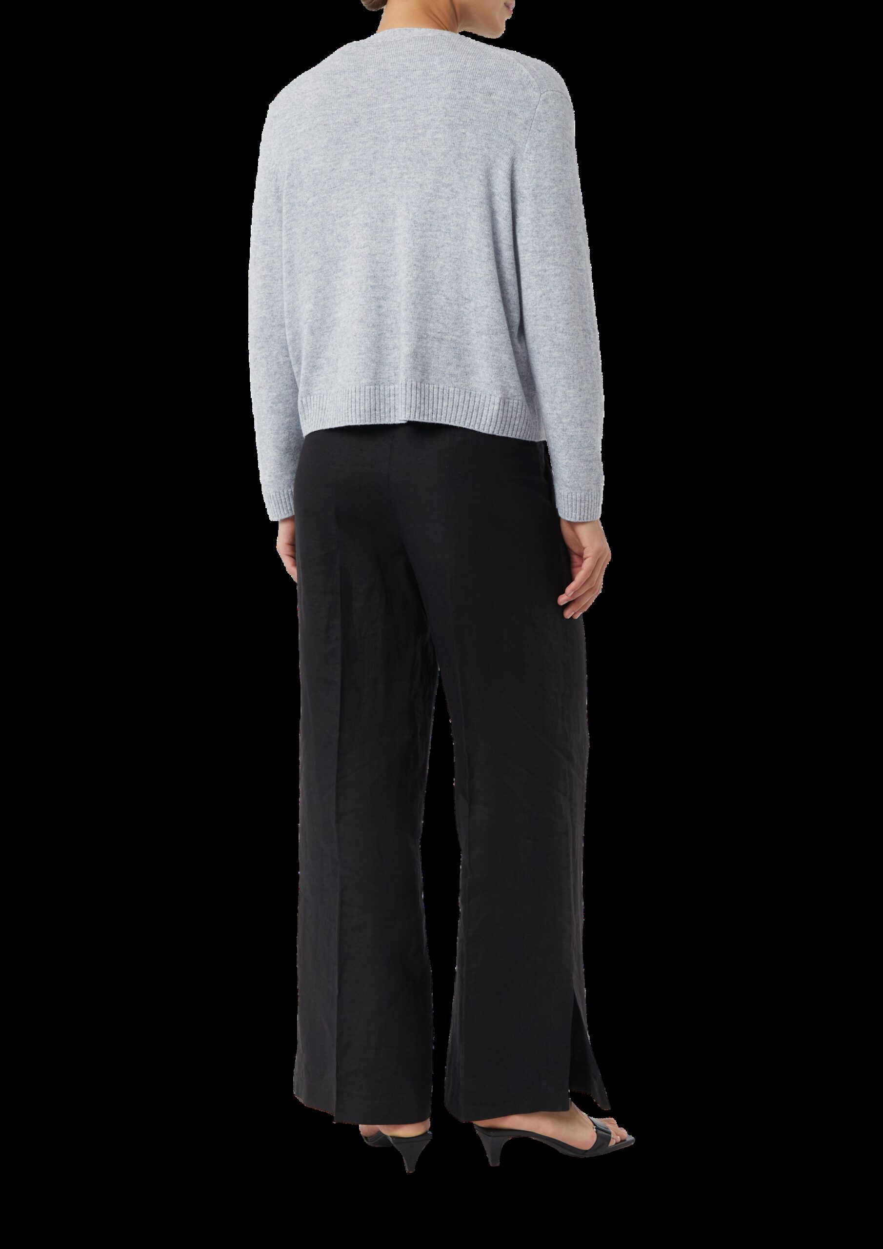 Strickcardigan im Loose Fit aus Wollmix