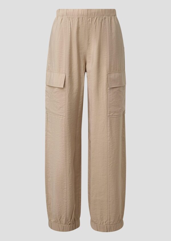 Shiny Cargohose aus Viskosemix