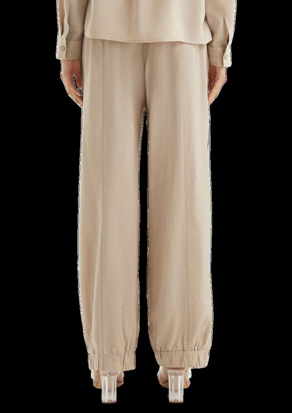 Shiny Cargohose aus Viskosemix