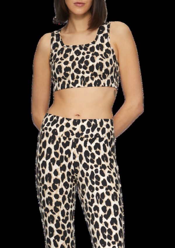 Bustier mit Leo-Print