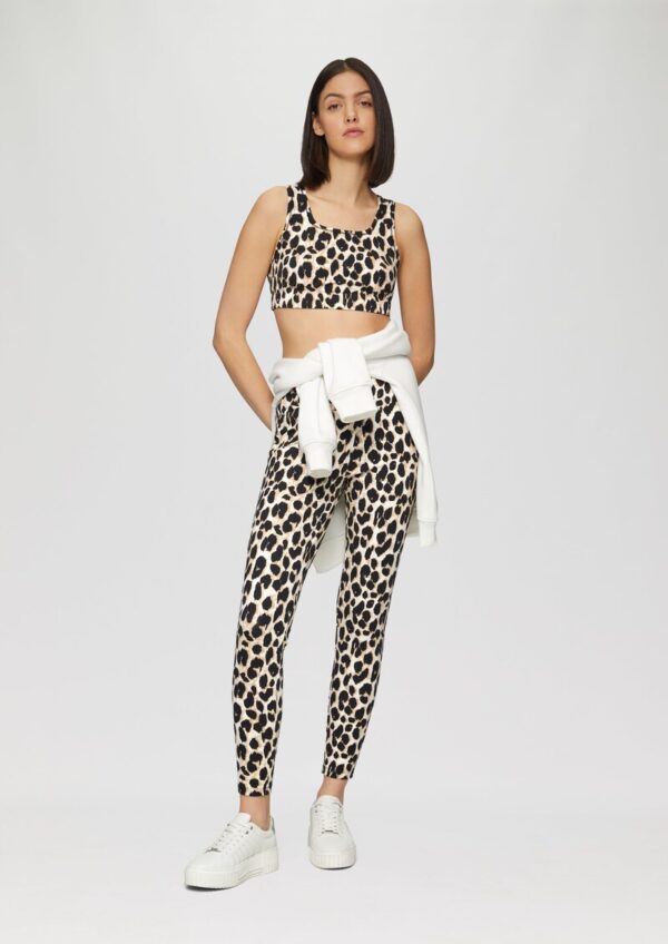 Bustier mit Leo-Print