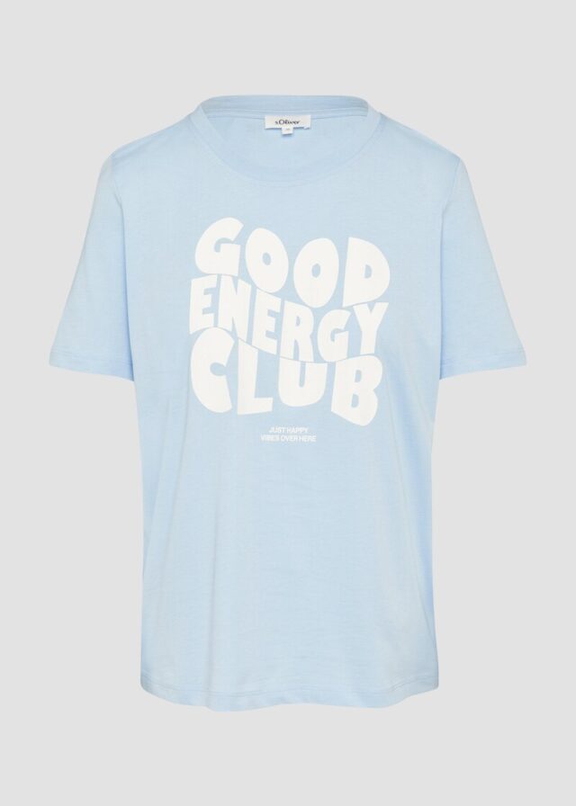 T-Shirt aus Baumwolle mit Frontprint