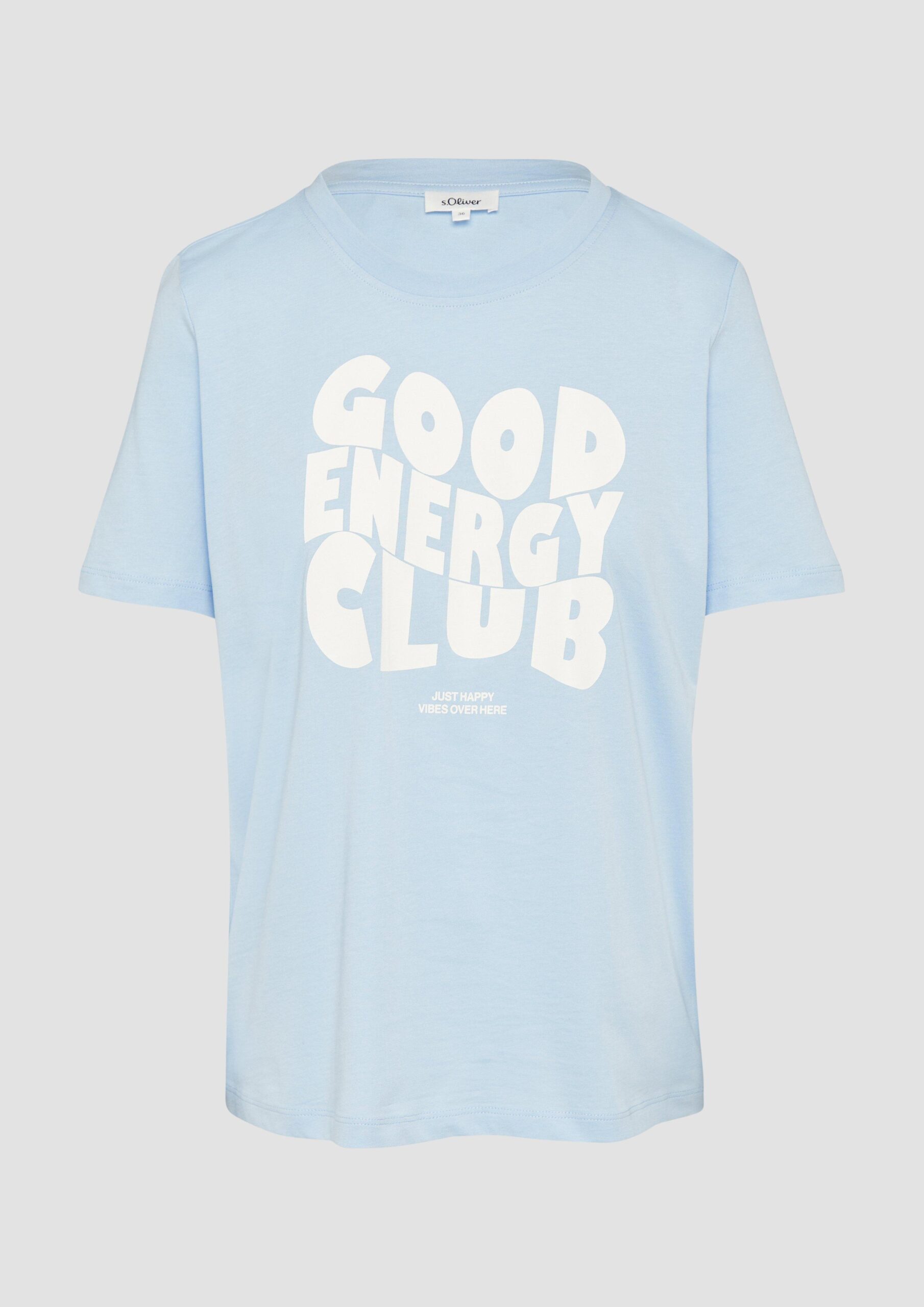 T-Shirt aus Baumwolle mit Frontprint