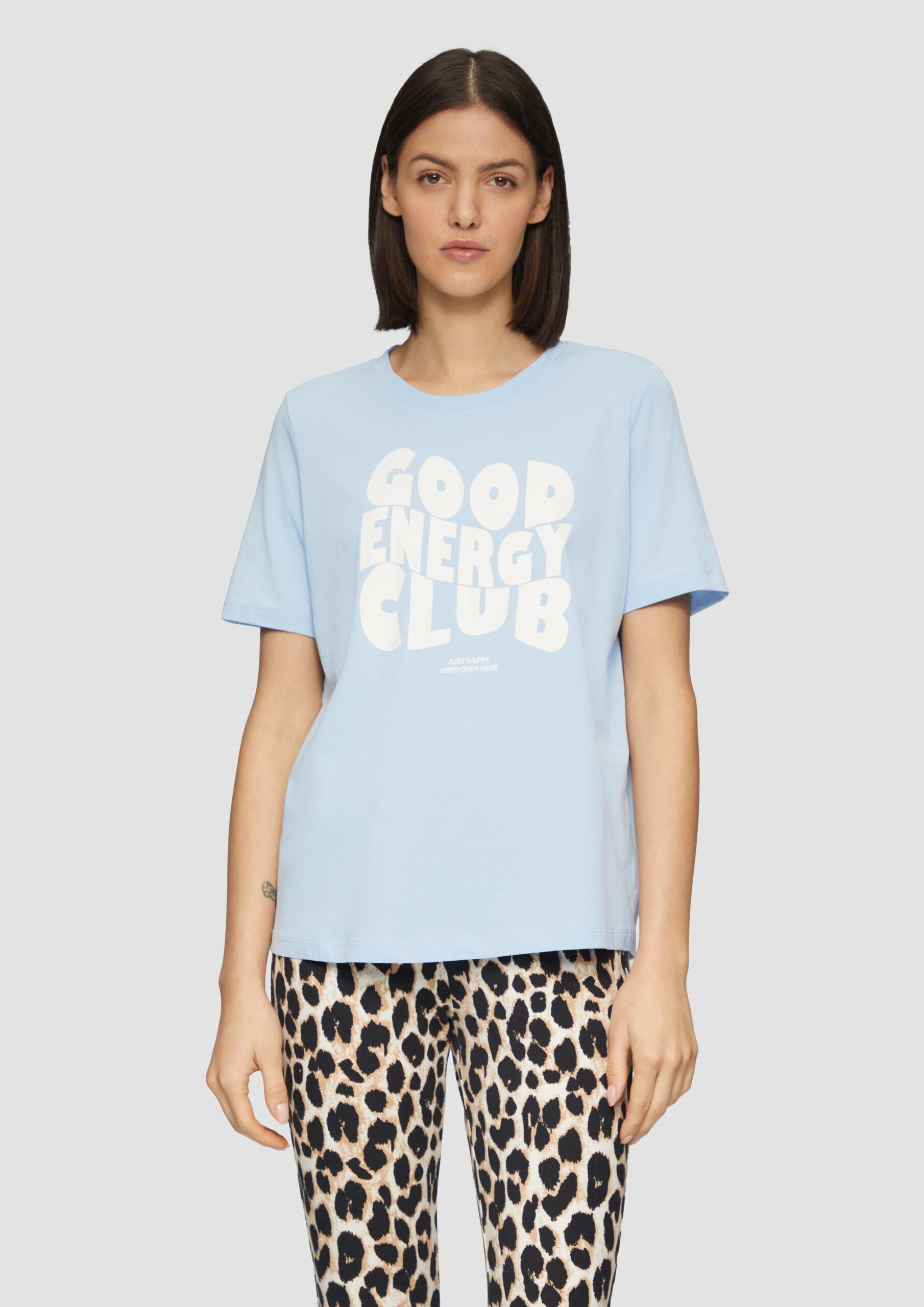 T-Shirt aus Baumwolle mit Frontprint