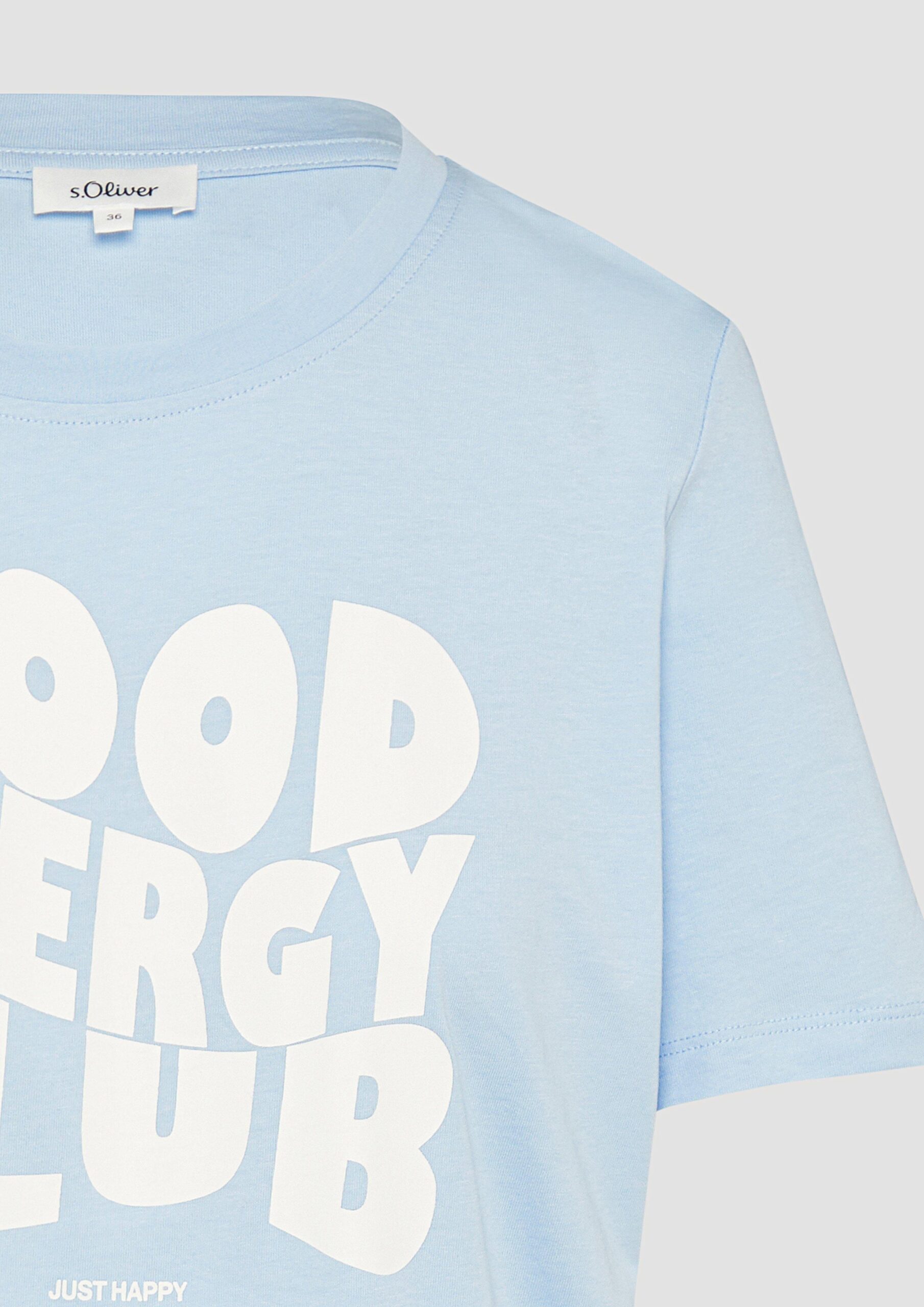 T-Shirt aus Baumwolle mit Frontprint