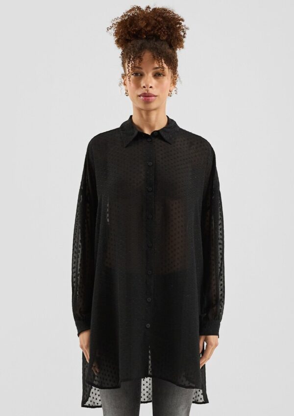 Transparente Longbluse