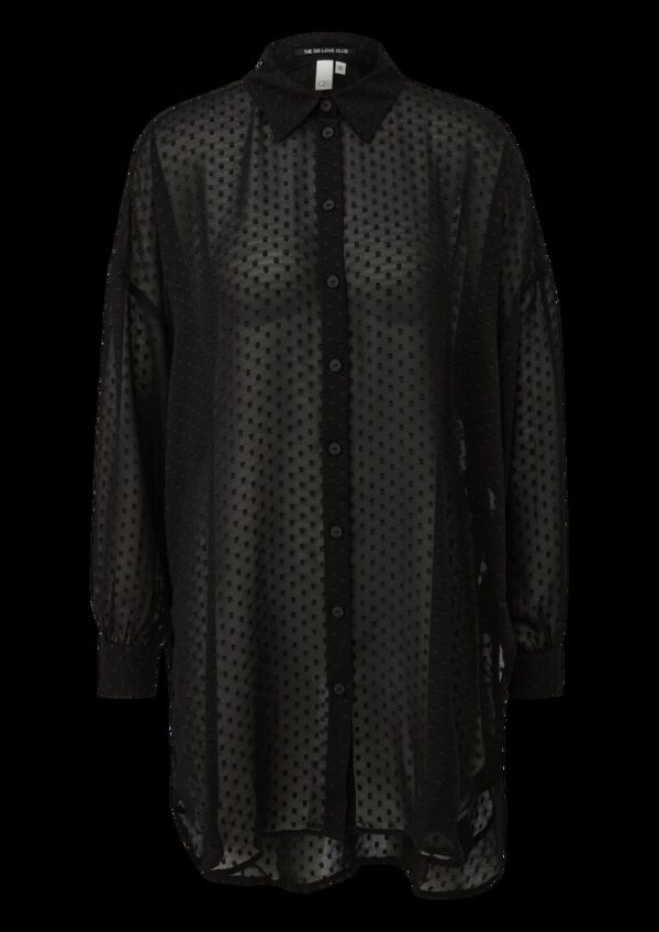 Transparente Longbluse