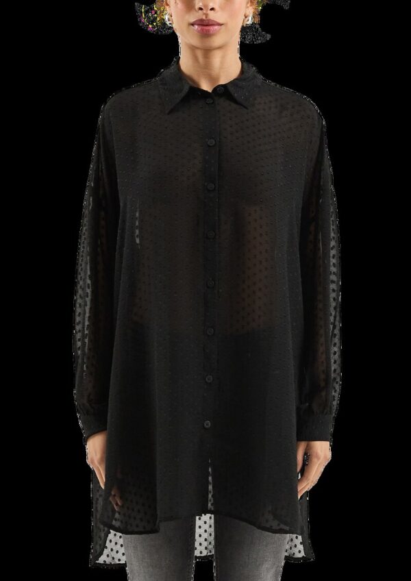 Transparente Longbluse