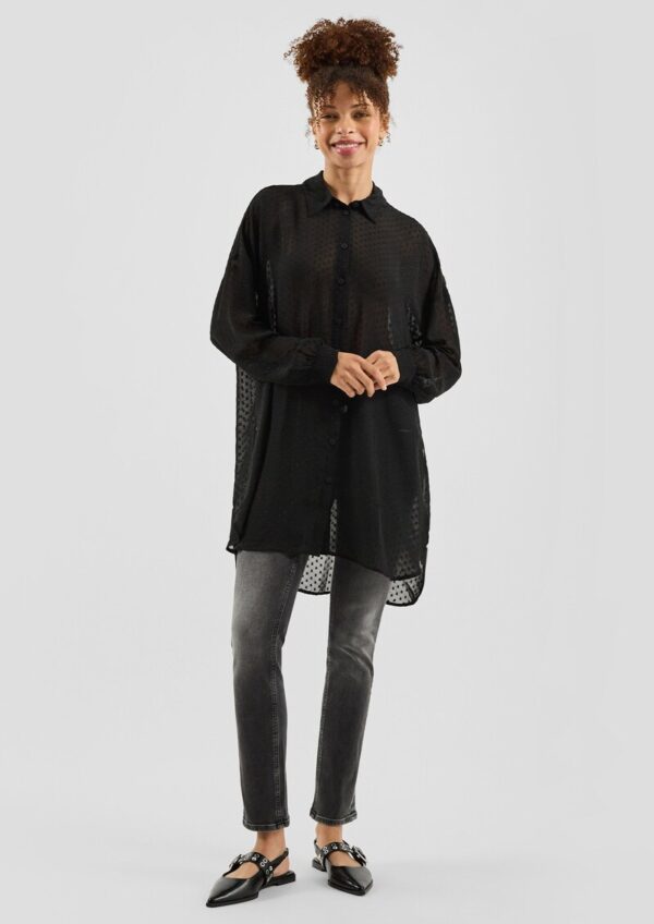 Transparente Longbluse