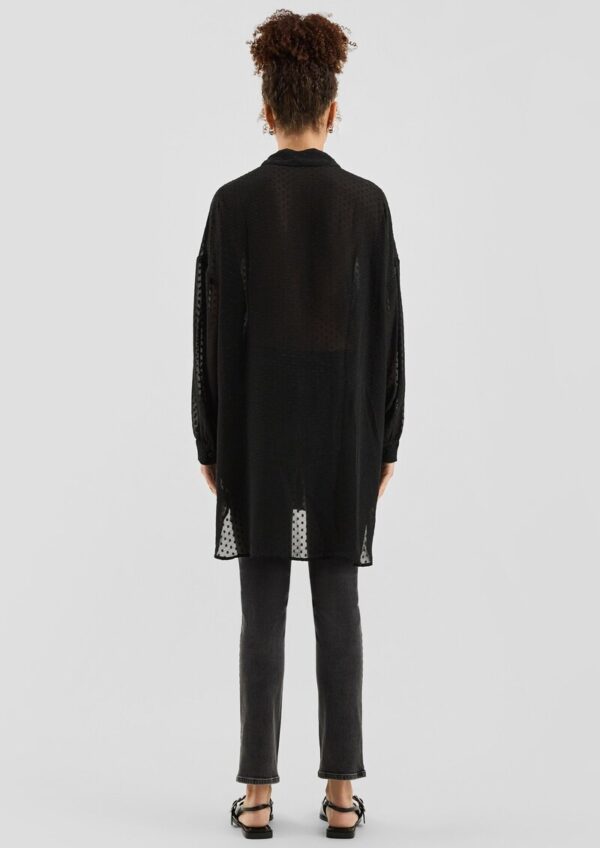 Transparente Longbluse