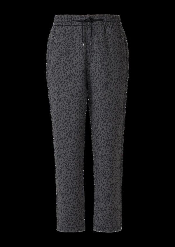 Relaxed-Fit Hose mit Reißverschlusstaschen und All-over-Print