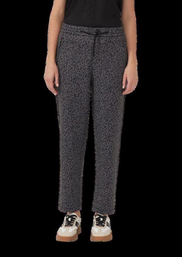 Relaxed-Fit Hose mit Reißverschlusstaschen und All-over-Print