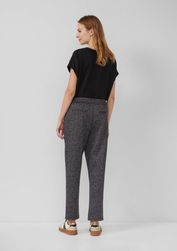 Relaxed-Fit Hose mit Reißverschlusstaschen und All-over-Print