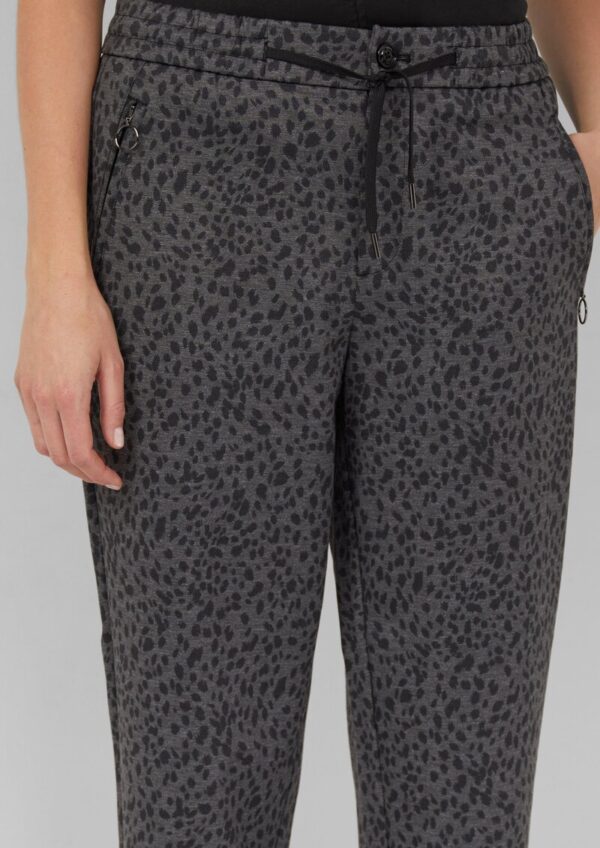 Relaxed-Fit Hose mit Reißverschlusstaschen und All-over-Print