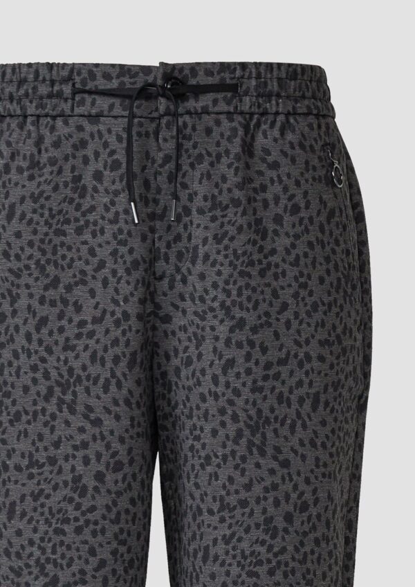 Relaxed-Fit Hose mit Reißverschlusstaschen und All-over-Print