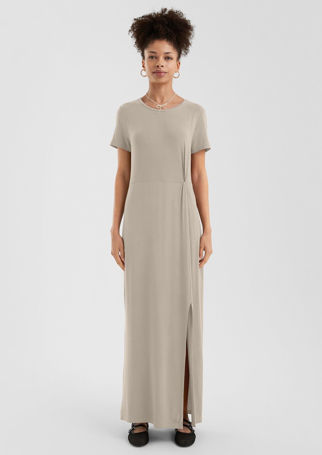 Jerseykleid aus Viskosmix