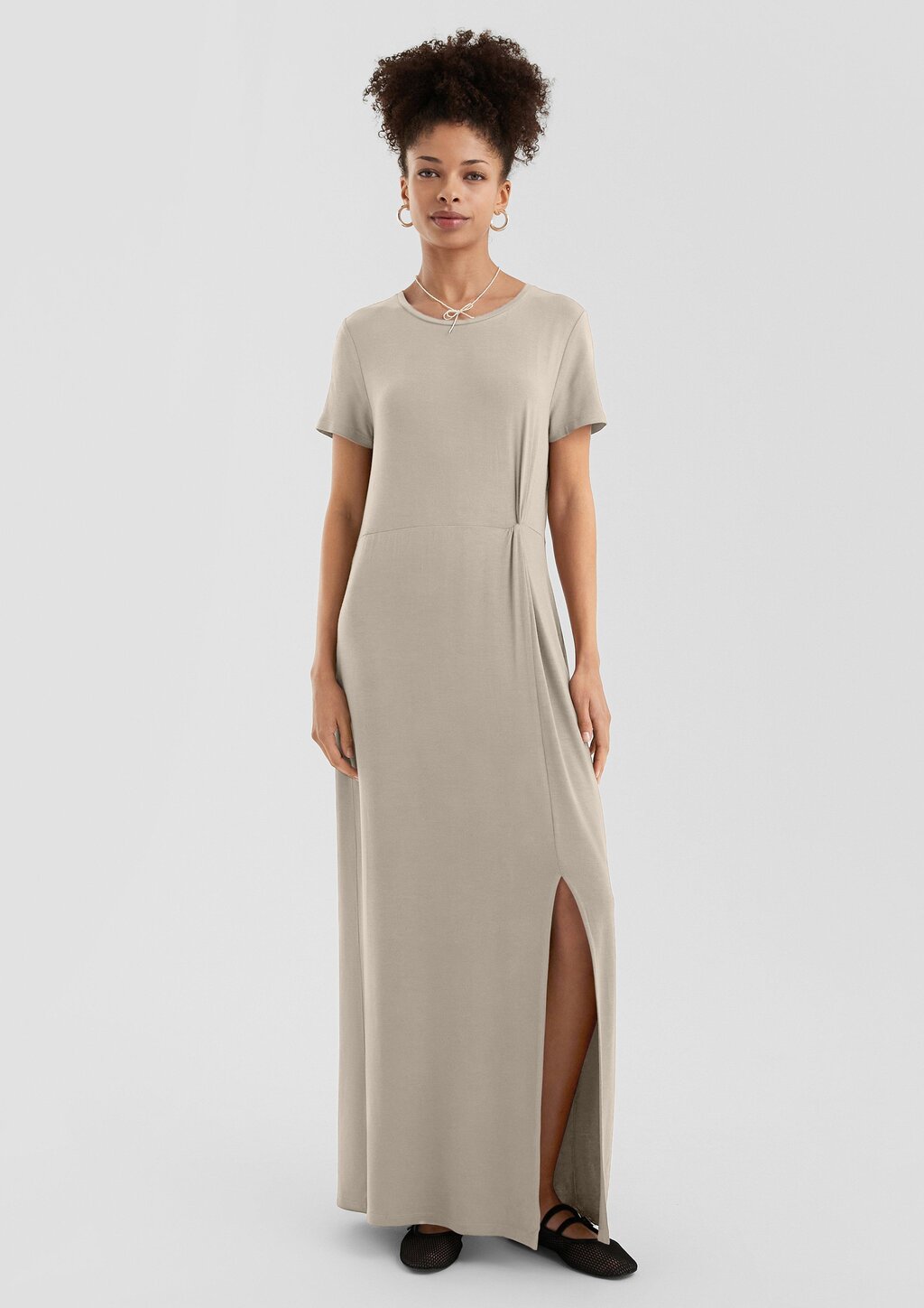 Jerseykleid aus Viskosmix