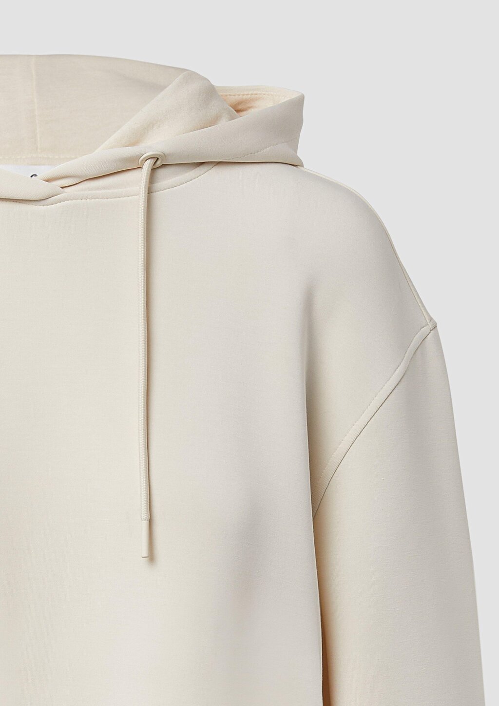 Scuba-Hoodie mit Seitenschlitzen