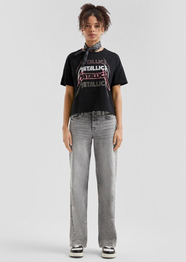 Metallica® Band-Shirt mit Glitzerprint