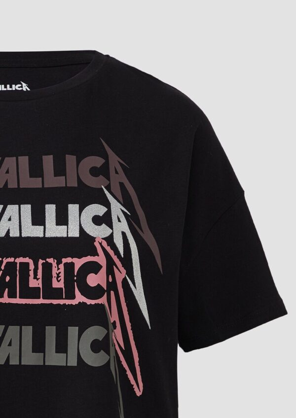 Metallica® Band-Shirt mit Glitzerprint