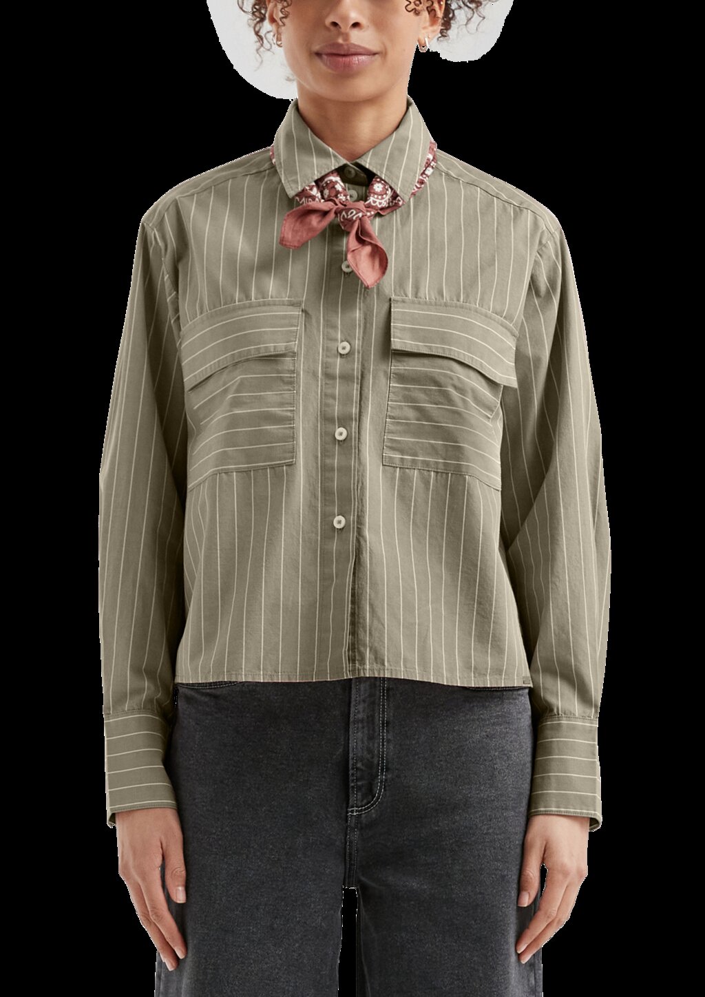 Verkürzte Bluse im Loose Fit