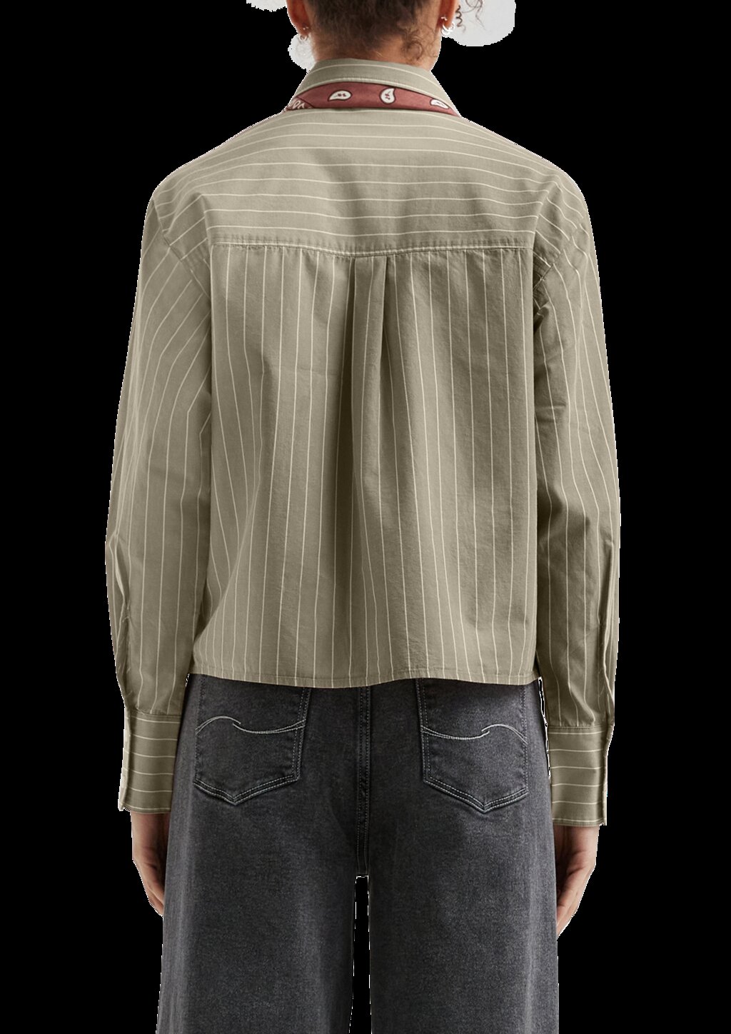 Verkürzte Bluse im Loose Fit